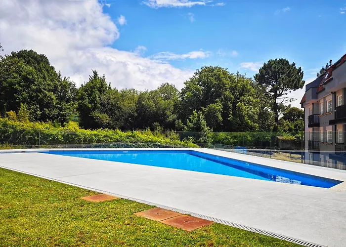 Desconectaengalicia Zoo Con Piscina Y Vistas Al Mar A 150 Metros De Silgar Διαμέρισμα